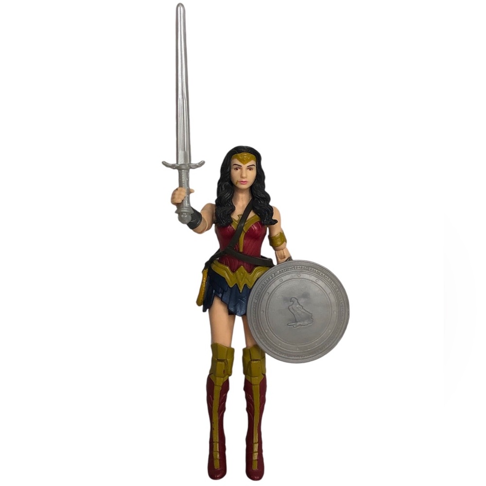 Mattel 2017 Justice League Wonder Woman 6” Loose Action Figure + Sword & Shield